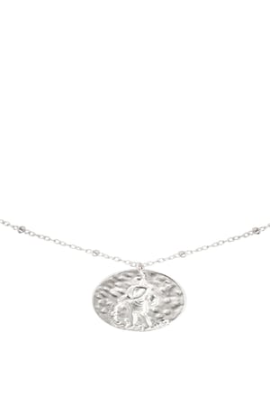 Necklace Constellation - Aquarius Silver Color Stainless Steel h5 Picture3